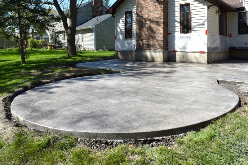 Backyard Concrete Installation