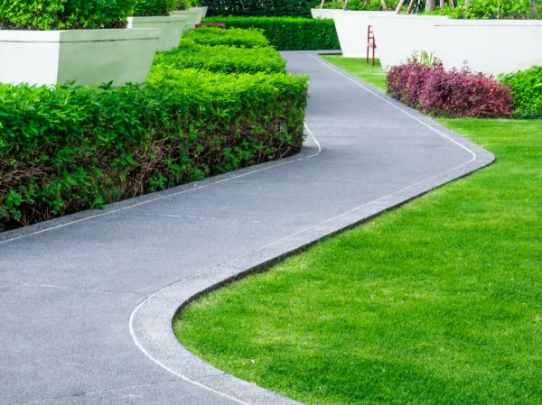 Walkway Curb Installation in Greenfield