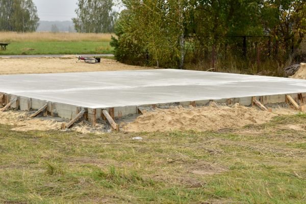 Slab Foundation Installation in Greenfield