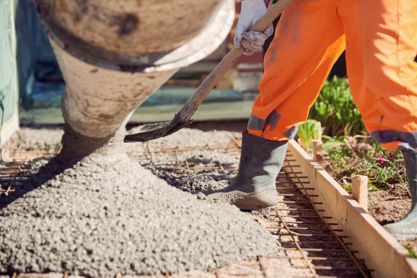 Poured Concrete Installation in Greenfield