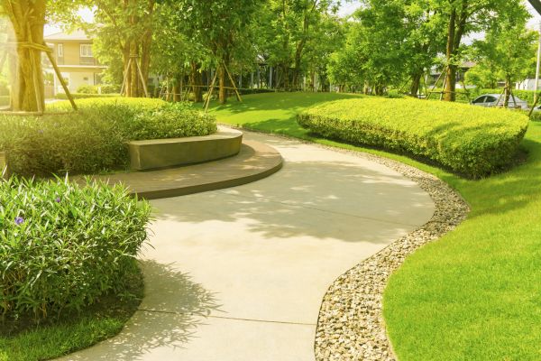 Cement Walkway Installation in Greenfield