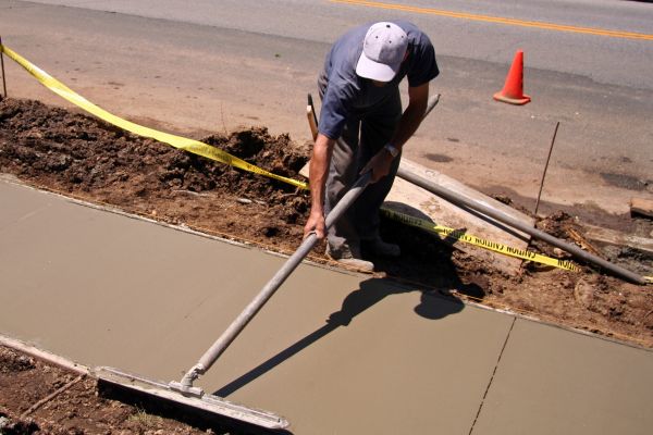 Sidewalk Building in Greenfield