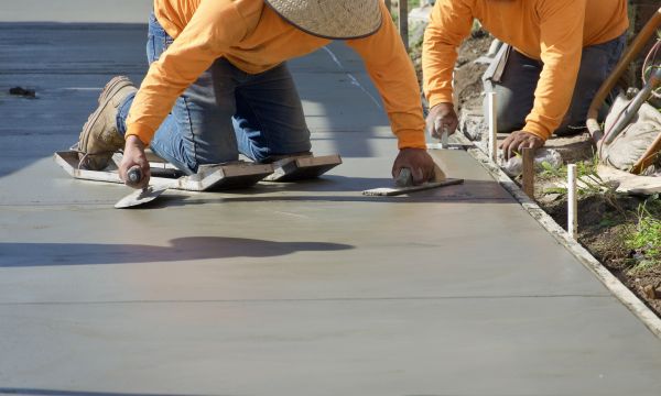 Cement Pad Construction in Greenfield