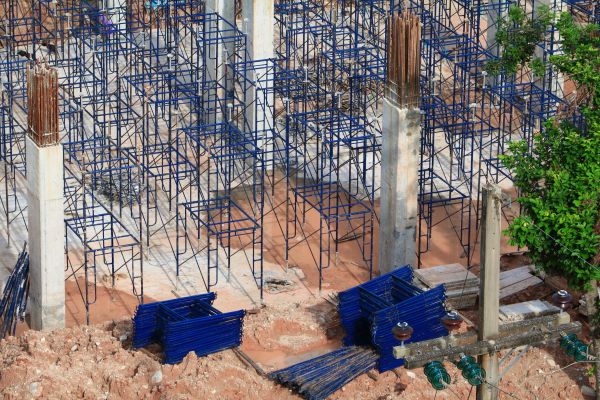 Concrete Pier Construction in Greenfield