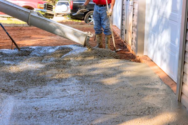 Cement Driveway Pouring in Greenfield