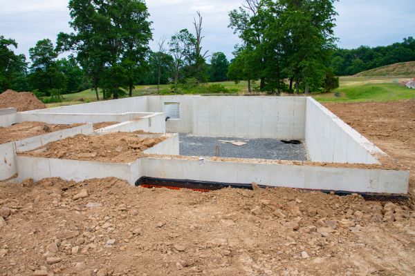 Basement Foundation Pouring in Greenfield