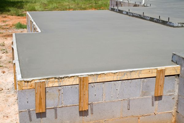 Concrete Slab Installation in Greenfield