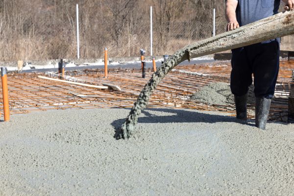Pole Barn Slab Pouring in Greenfield