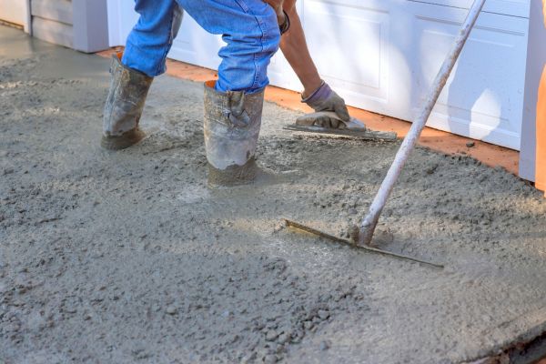 Driveway Slab Construction in Greenfield