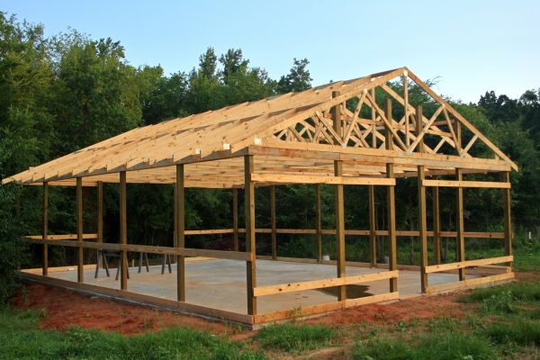 Barn Pad Installation in Greenfield